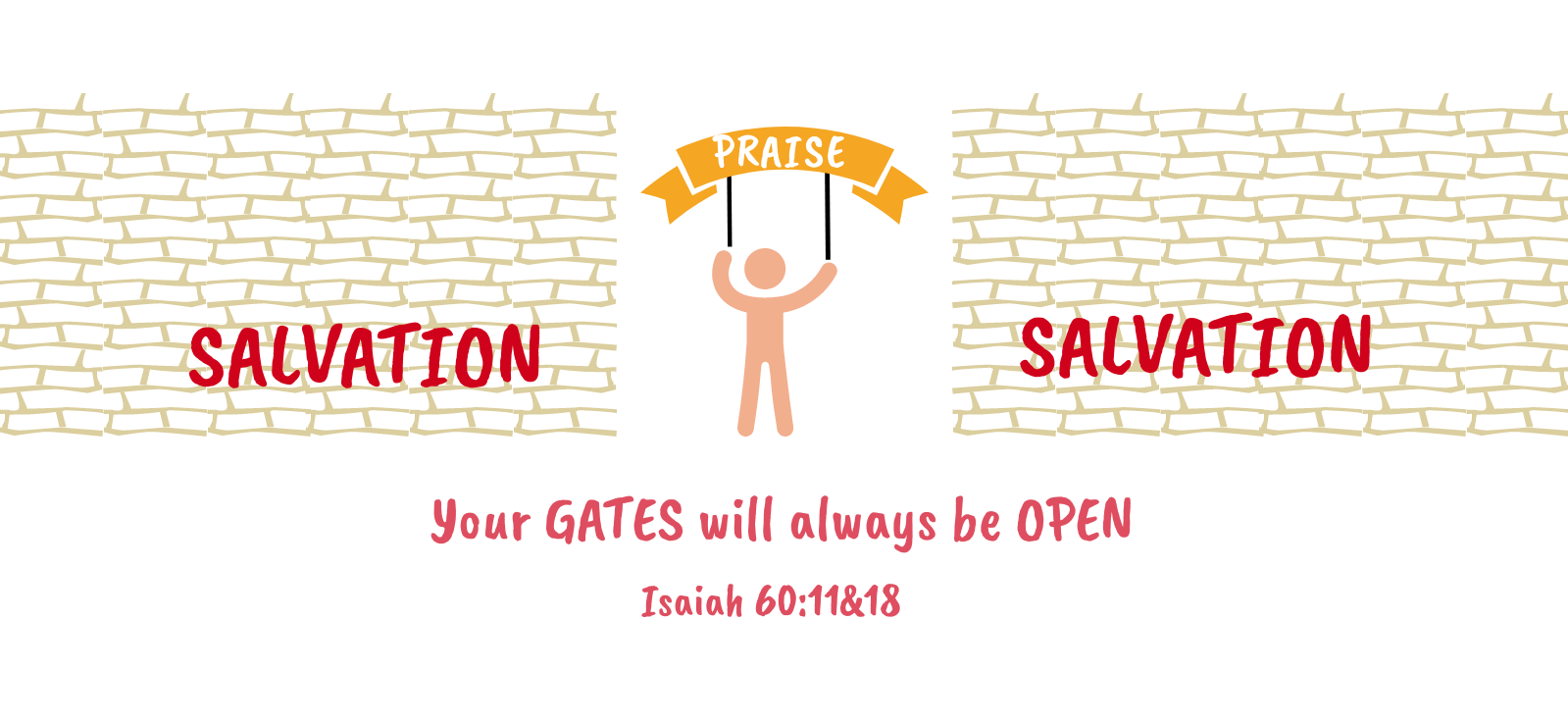 Walls of Salvation and Gates of Praise keep us save